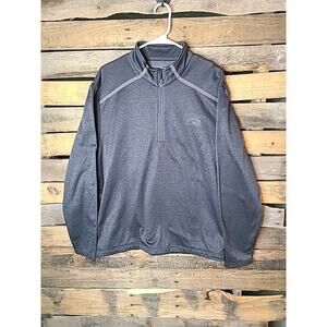 Callaway Sweater Mens XL Gray Pullover 1/4 Zip Long Sleeve Golf Wear